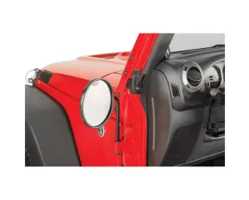 Quadratec Adventure® Mirrors with Round Head for Jeep 1976-2021